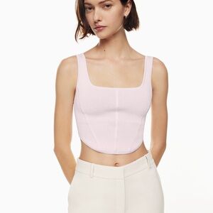Babaton Sculpt Knit Bustier Tank